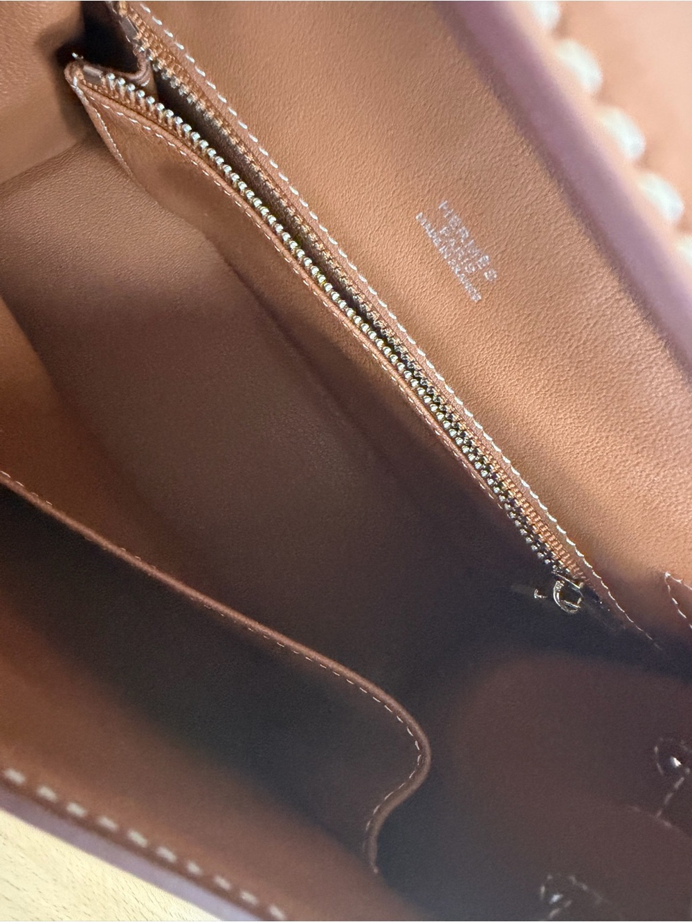 Rare H Kelly Sellier 25 check Toile Quadrille canvas Sesame Swift leather PHW - Picture 5 of 9